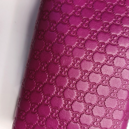 GUCCI Microguccissima Fuchsia Cowhide Monogram Wallet Golden hardware-(SKU)-957189181