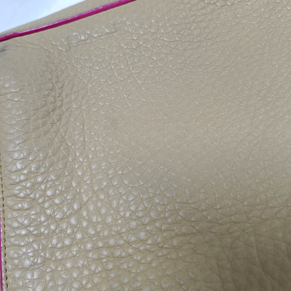 COACH Brown Leather Handbag Silver Hardware Vintage model-(SKU)-14500675
