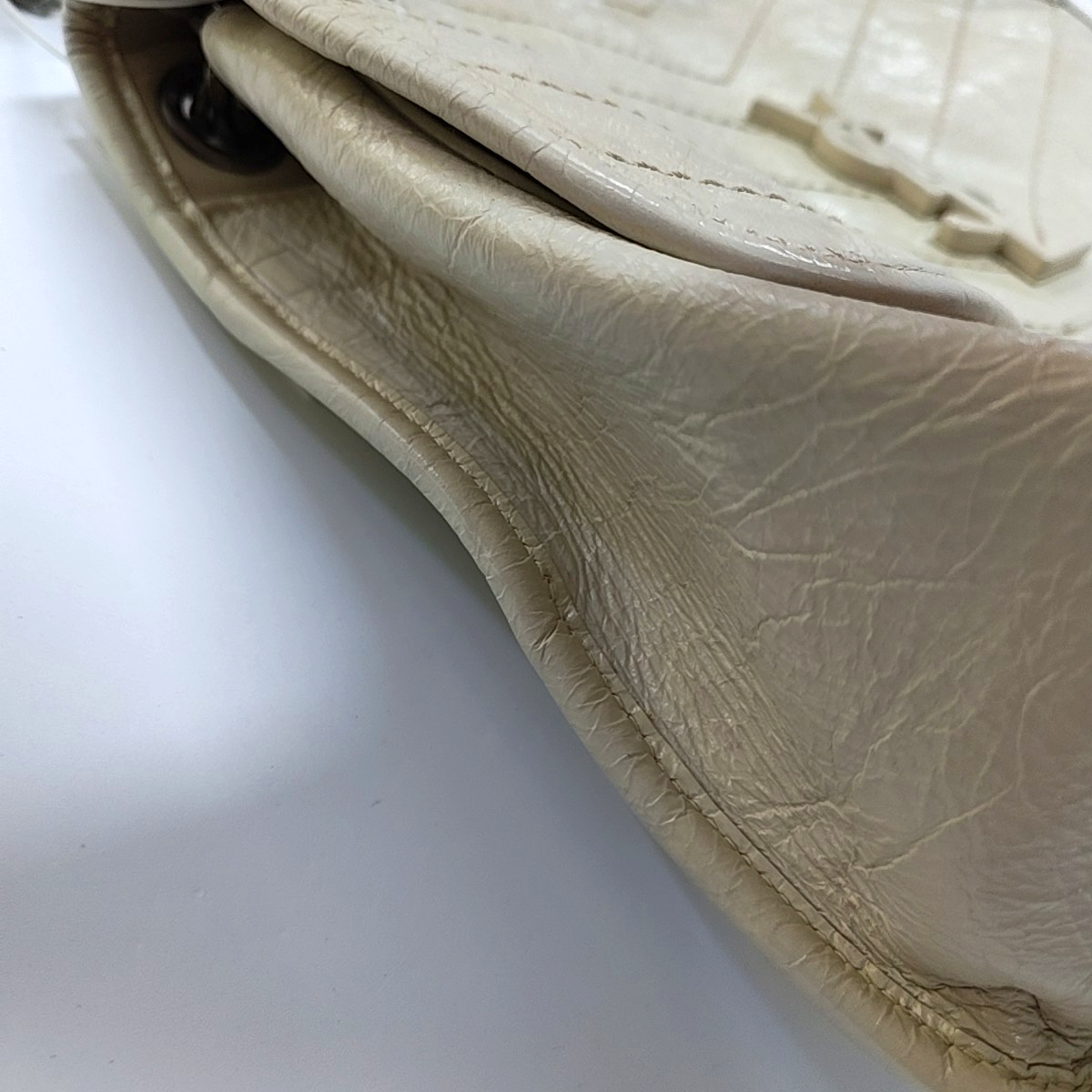 YSL NIKI Medium Beige Calfskin Plaid Quilted Shoulder Bag Crossbody Bag Palladium Hardware-(SKU)-963808720