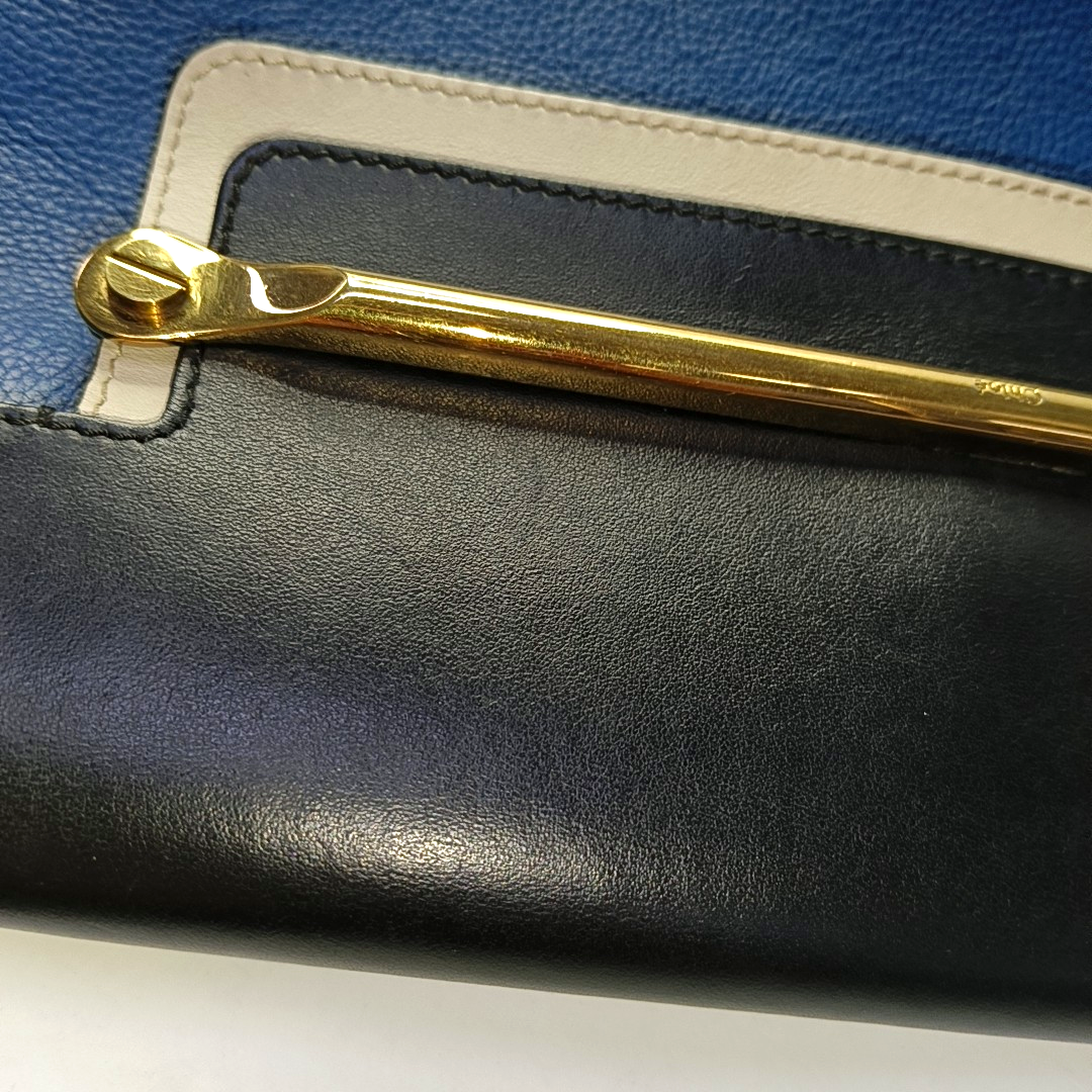 Chloé Clare Blue Cow Leather Crossbody Shoulder Bag with Shoulder Strap Golden hardware Removable shoulder strap-(SKU)-956245121