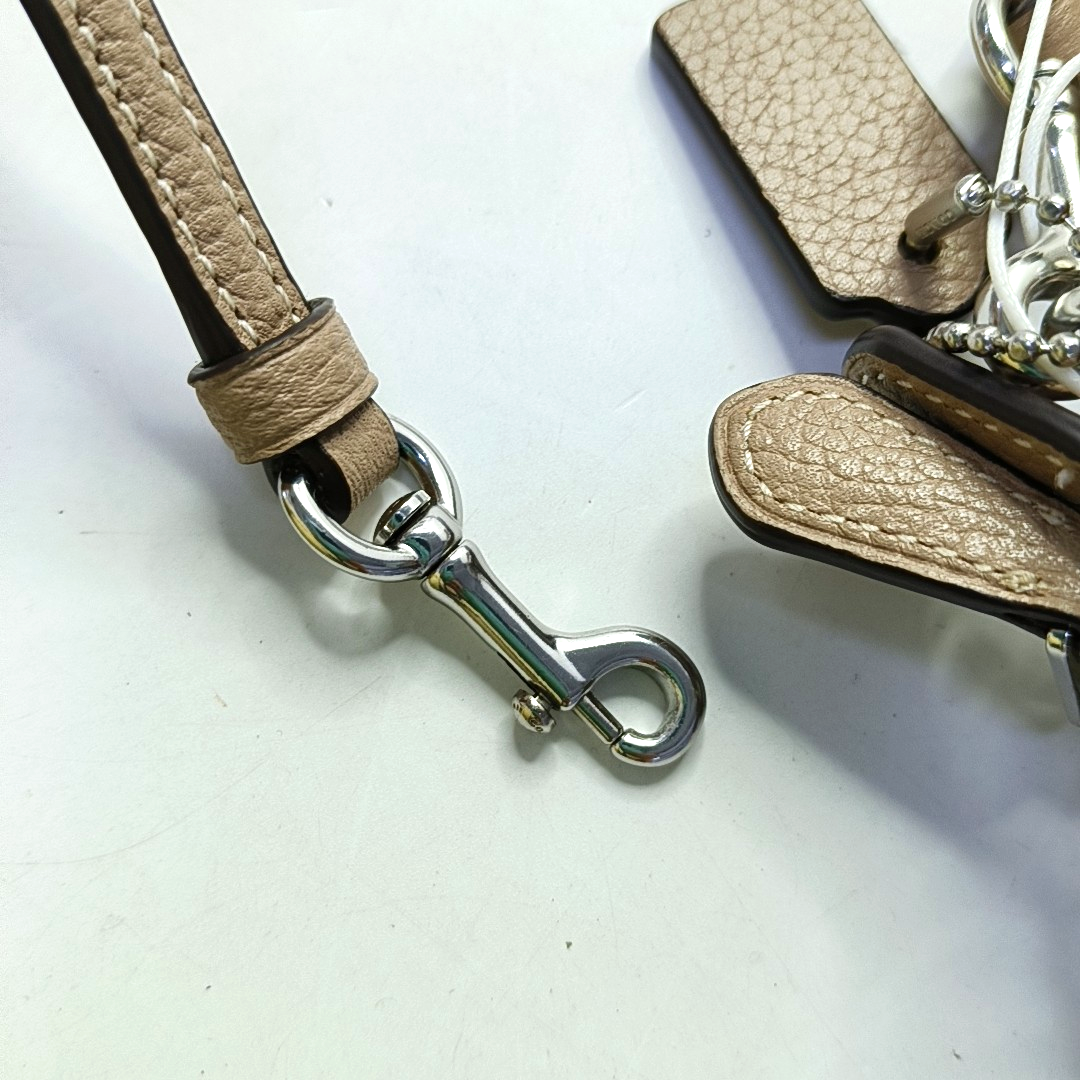 COACH Camera Bag Brown Leather Single Shoulder Bag Crossbody Bag Silver Hardware Removable shoulder strap-(SKU)-951332915