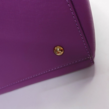MCM NUOVO Purple Leather Crossbody Handbag Single Shoulder Bag Golden hardware Removable shoulder strap-(SKU)-951703920