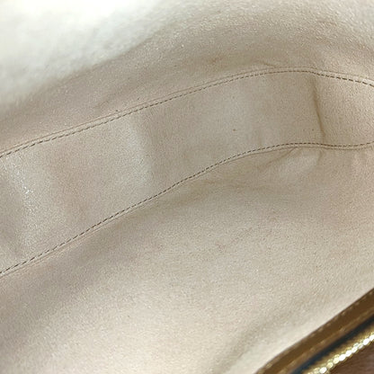 GUCCI Padlock Medium Brown Coated Canvas Monogram Shoulder Bag Handbag Golden Hardware-(SKU)-969086210