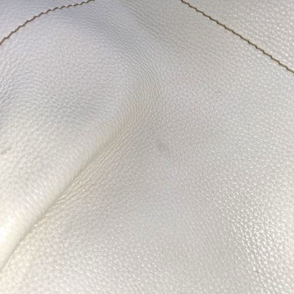FERRAGAMO Sookie White Leather Handbag Golden hardware-(SKU)-13881805