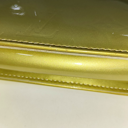 LOUIS VUITTON LEXINGTON Light Green Cowhide Monogrammed Crumpled Shoulder Bag Single Shoulder Bag Golden hardware Removable shoulder strap-(SKU)-939883232