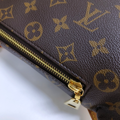 LOUIS VUITTON BUMBAG Brown Coated Canvas Monogram Fanny Pack Crossbody Shoulder Bag-(SKU)-964548605