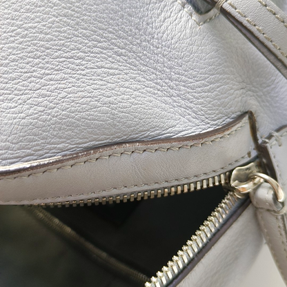 FENDI Blue Cowhide Backpack Silver Hardware-(SKU)-956994945