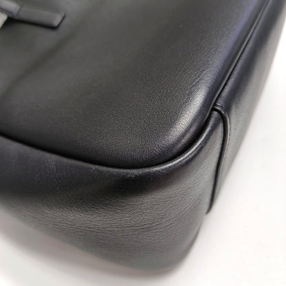 YSL LE 5 À 7 Black Leather Single Shoulder Bag with Gold Hardware-(SKU)-964076452