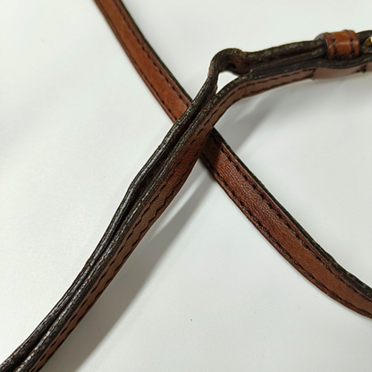 BURBERRY Brown Leather Crossbody Single Shoulder Bag Golden hardware Removable shoulder strap-(SKU)-941129848