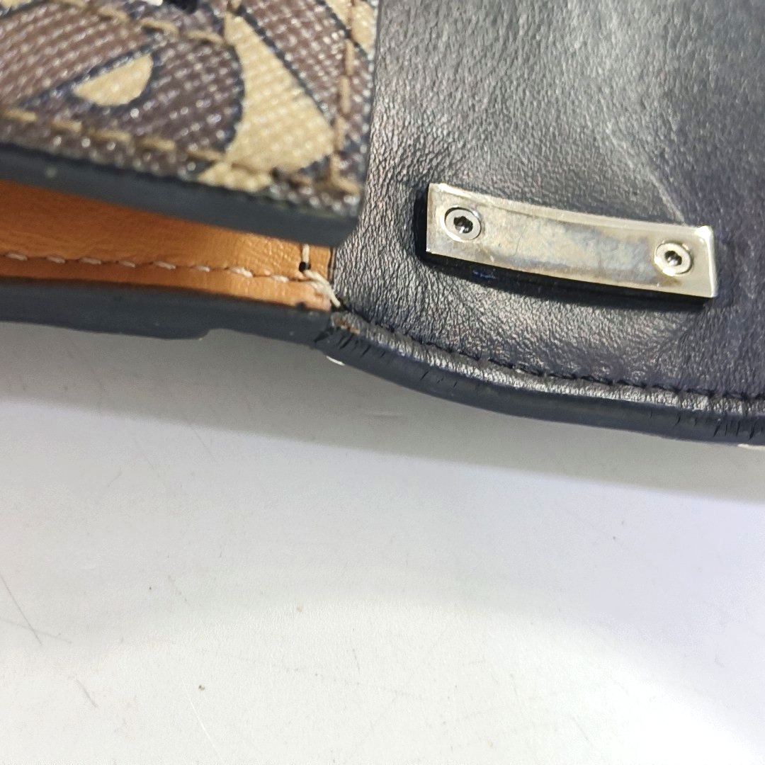 BURBERRY Robin 棕色涂层帆布TBSingle Shoulder Bag Crossbody Bag Silver Hardware Removable shoulder strap-(SKU)-960367103