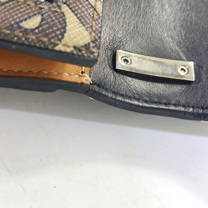 BURBERRY Robin 棕色涂层帆布TBSingle Shoulder Bag Crossbody Bag Silver Hardware Removable shoulder strap-(SKU)-960367103
