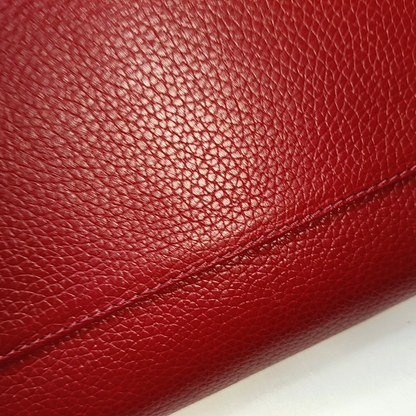 TORY BURCH Britten Red cowhide shoulder bag crossbody bag Golden hardware Removable shoulder strap-(SKU)-938683654