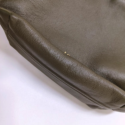 LOEWE Flamenco Green Lamb Skin Single Shoulder Bag Tote Bag Crossbody Bag Golden Hardware 2 Removable Straps-(SKU)-966786870