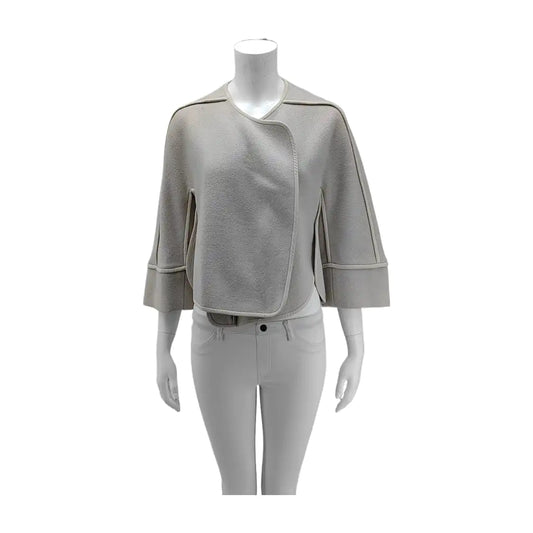 Chloé Mcode Spring and Autumn White Wool Women's Short Sleeve Other Jacket-(SKU)-937381593