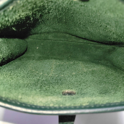 HERMÈS Evelyne 17 Pine Green Clemence Leather Cut-Out Evelyne Bag with Silver Hardware C-(SKU)-968742099