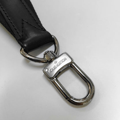 LOUIS VUITTON TRIO Black Coated Canvas Monogram Crossbody Bag Shoulder Bag with Detachable Strap-(SKU)-969076544