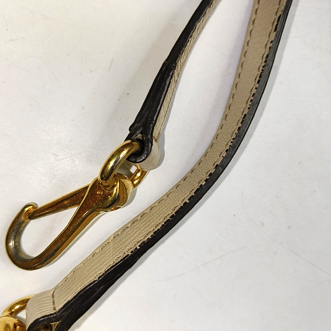 BURBERRY The Banner Large size Beige Cowhide Single Shoulder Bag Crossbody Bag Handbag Golden hardware Removable shoulder strap-(SKU)-951413572