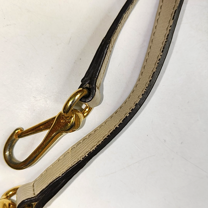 BURBERRY The Banner Large size Beige Cowhide Single Shoulder Bag Crossbody Bag Handbag Golden hardware Removable shoulder strap-(SKU)-951413572