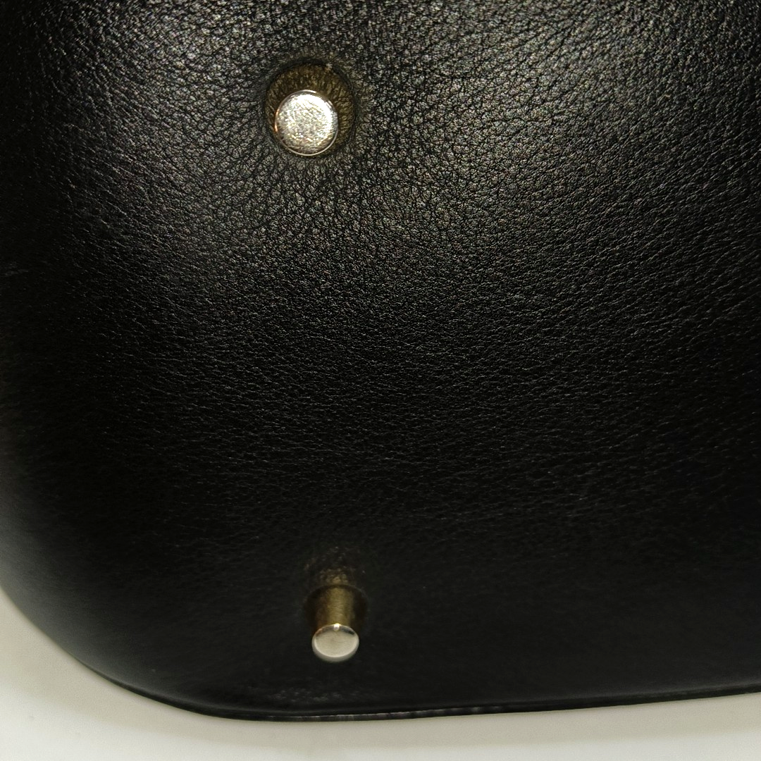 BURBERRY Tote bag Black Cowhide Embossed Single Shoulder Handbag Tote Bag Crossbody Bag Golden hardware Removable shoulder strap-(SKU)-14450075