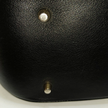 BURBERRY Tote bag Black Cowhide Embossed Single Shoulder Handbag Tote Bag Crossbody Bag Golden hardware Removable shoulder strap-(SKU)-14450075