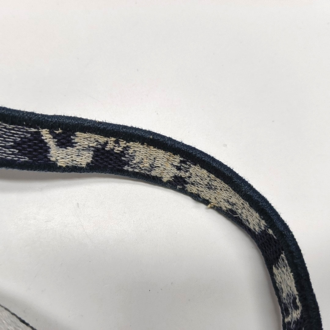 DIOR Saddle Small Size Patchwork Canvas Saddle Bag Single Shoulder Bag with Gold Hardware-(SKU)-971290552