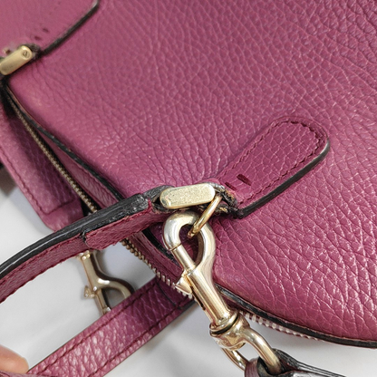 GUCCI Purple leather single shoulder bag crossbody handbag Golden hardware Removable shoulder strap-(SKU)-945084262