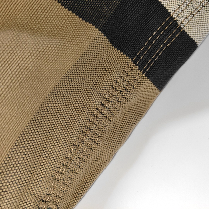 BURBERRY Ashby Medium size Brown Canvas Single Shoulder Bag Tote Sling Ruthenium color hardware Pouch detachable shoulder strap-(SKU)-14097455