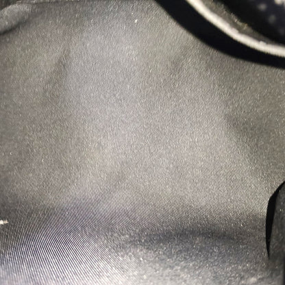 LOUIS VUITTON KEEPALL 25 Black Leather Monogram Damier Ebene Black Single Shoulder Bag Tote Bag Crossbody Bag with Black Hardware and Detachable Shoulder Strap-(SKU)-970163847