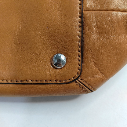 COACH SOHO Mustard Yellow Leather Shoulder Bag Handbag Silver Hardware shoulder straps-(SKU)-943933533