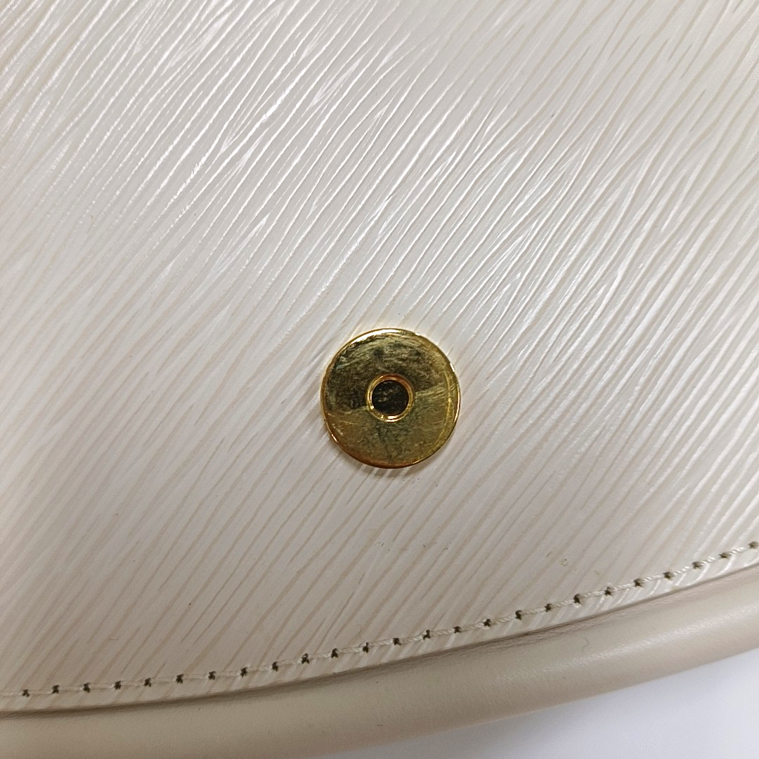 LOUIS VUITTON HIDE & SEEK Beige EPI Leather Water Ripple Shoulder Bag Gold Hardware Removable Strap-(SKU)-961302682