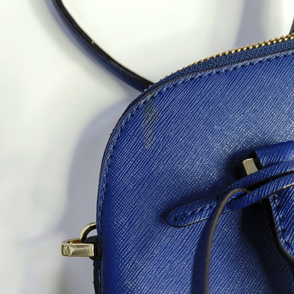 Kate Spade Blue Leather Single Shoulder Bag Crossbody Bag Tote Bag Golden hardware Removable shoulder strap-(SKU)-951856762