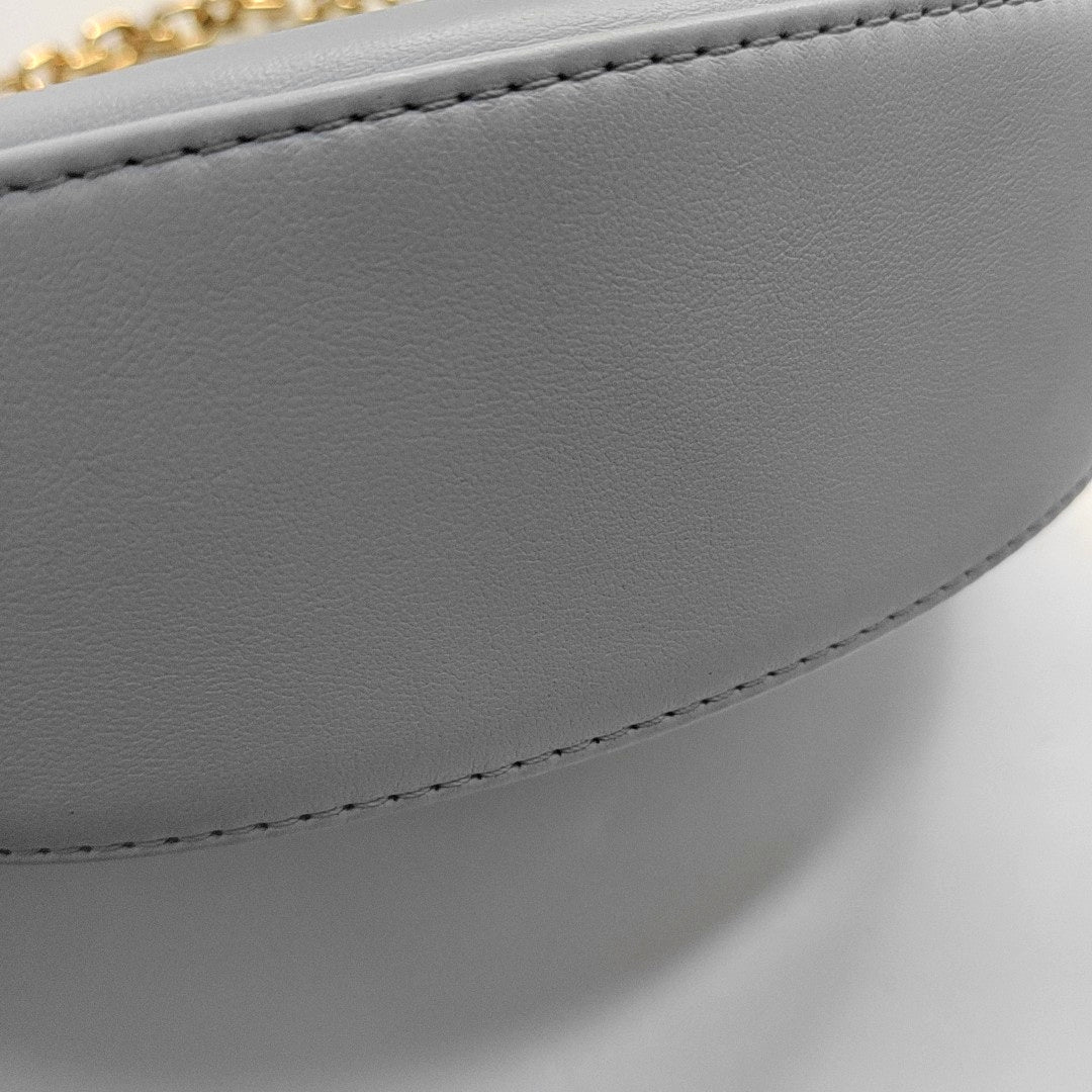 LOUIS VUITTON OVER THE MOON Small Size Blue Leather Monogram Embossed Dumpling Bag Shoulder Bag Crossbody Bag Handbag Detachable Strap Golden Hardware-(SKU)-968608135