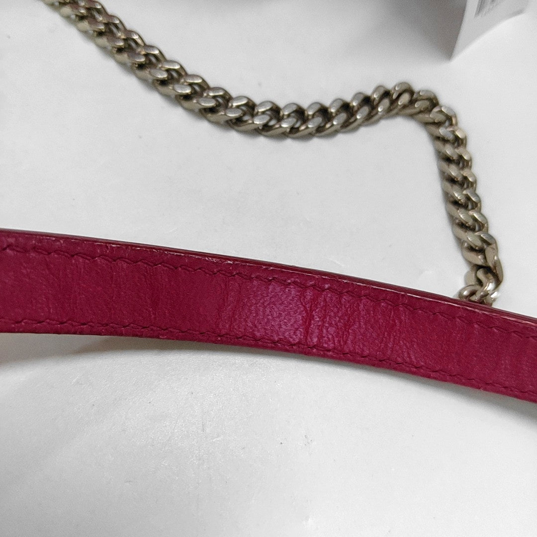 DIOR Lady Dior Mini Pinkish Red Lamb Leather Quilted Grained Three Compartment Shoulder Bag Crossbody Bag Tote Bag Silver Hardware Removable Strap-(SKU)-968391657