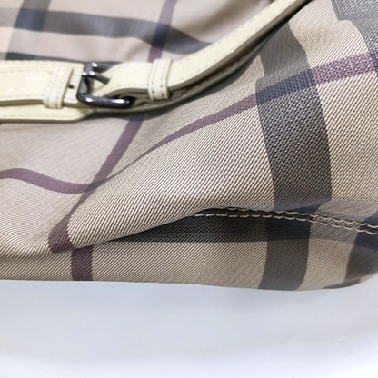 BURBERRY Tote bag Grey Coated Canvas Military Horse Pattern Shoulder Bag Ruthenium color hardware shoulder straps-(SKU)-958927473