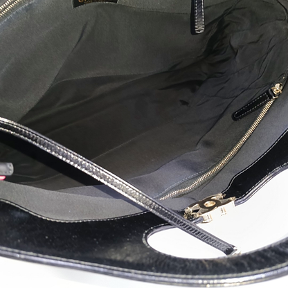 CHANEL CHANEL 31 Black Fabric Quilted Handbag Single Shoulder Bag Gold Hardware 26 Clasp-(SKU)-950087000