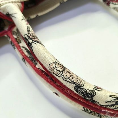 DIOR Book Tote Medium Multicolor Canvas Embroidered Handbag-(SKU)-969631760