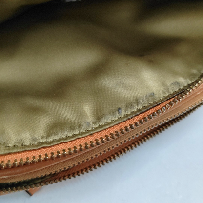 COACH Orange Leather Crossbody Handbag Single Shoulder Bag Golden hardware Removable shoulder strap-(SKU)-929655497