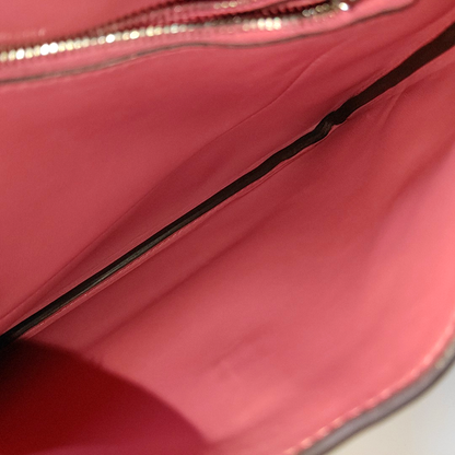 HERMÈS Trim 24 Lipstick Pink Evercolor Calfskin Crossbody Shoulder Bag with Silver Hardware, Y-(SKU)-959575297