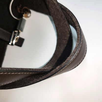 HERMÈS Picotin Lock 18 Taupe Grey Felt Tote Bag with Silver Hardware-(SKU)-934996472