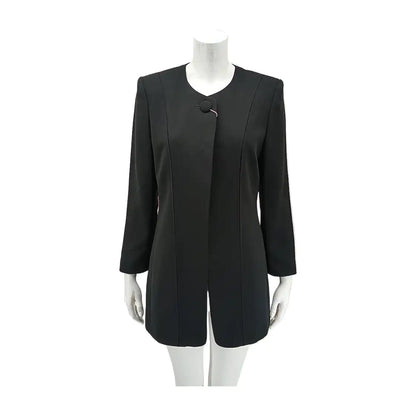 Chloé Scode Black涤纶/聚酯纤维女士Long袖中Long款其他外套-(SKU)-14441673