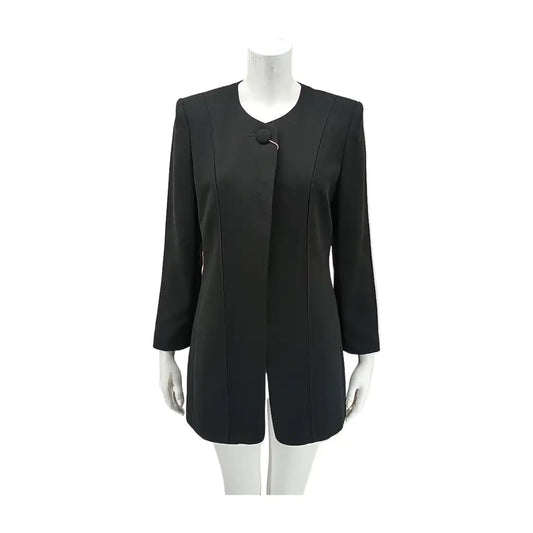 Chloé Scode Black涤纶/聚酯纤维女士Long袖中Long款其他外套-(SKU)-14441673