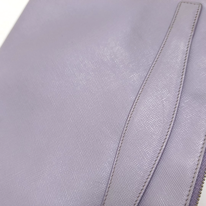 PRADA Light Purple Cowhide Handbag Silver Hardware-(SKU)-957970047