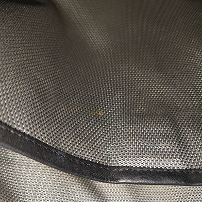 MCM Gray Coated Canvas Monogram Studs Clutch Silver Hardware-(SKU)-936462399