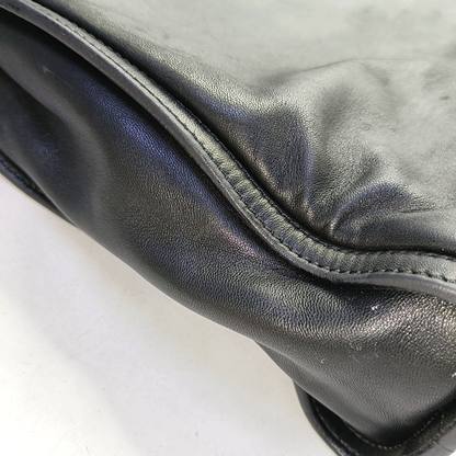 LOEWE Tote bag Black Lamb Leather Single Shoulder Bag Golden hardware-(SKU)-952391467