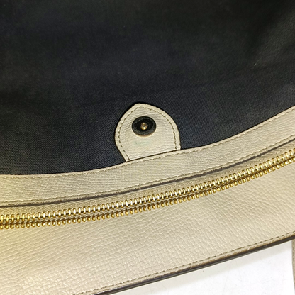 BURBERRY The Banner Large size Beige Cowhide Single Shoulder Bag Crossbody Bag Handbag Golden hardware Removable shoulder strap-(SKU)-951413572