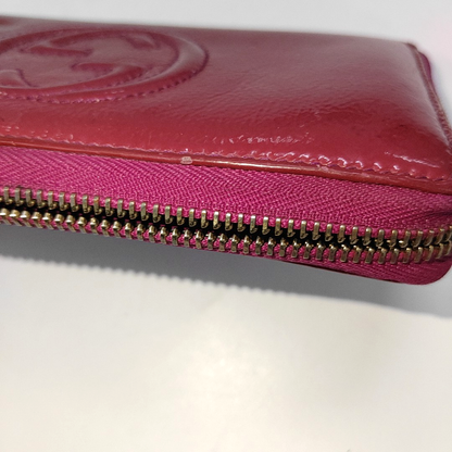 GUCCI Soho Red Leather Tassel Wallet Golden hardware-(SKU)-14500964