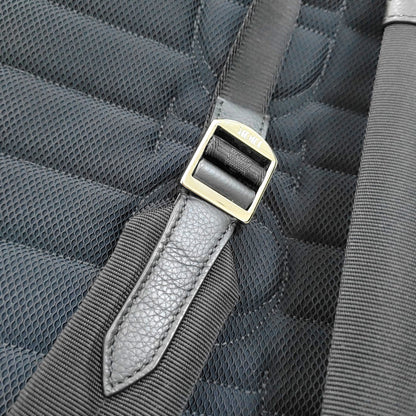 DIOR Explorer Black Canvas Monogram Quilted Backpack Golden Hardware-(SKU)-966460846