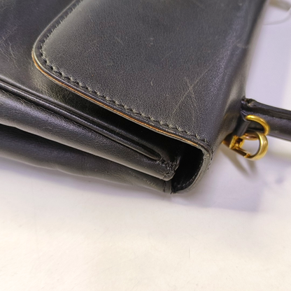 CELINE Tote bag Black Cowhide Single Shoulder Bag Tote Bag Golden hardware Removable shoulder strap-(SKU)-944455905