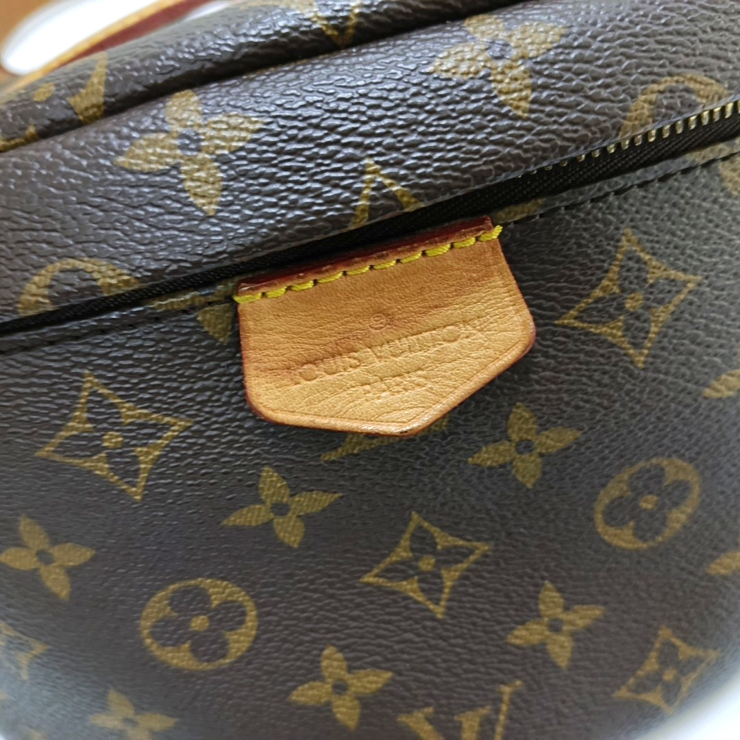 LOUIS VUITTON BUMBAG Brown Coated Canvas Monogram Fanny Pack Crossbody Shoulder Bag-(SKU)-964548605