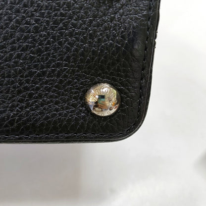 LOUIS VUITTON CAPUCINES BB Black Calfskin Shoulder Bag, Handbag, Crossbody Bag with Detachable Strap-(SKU)-969527103